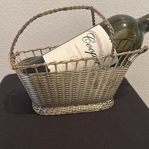 Vintage Primrose wine holder.